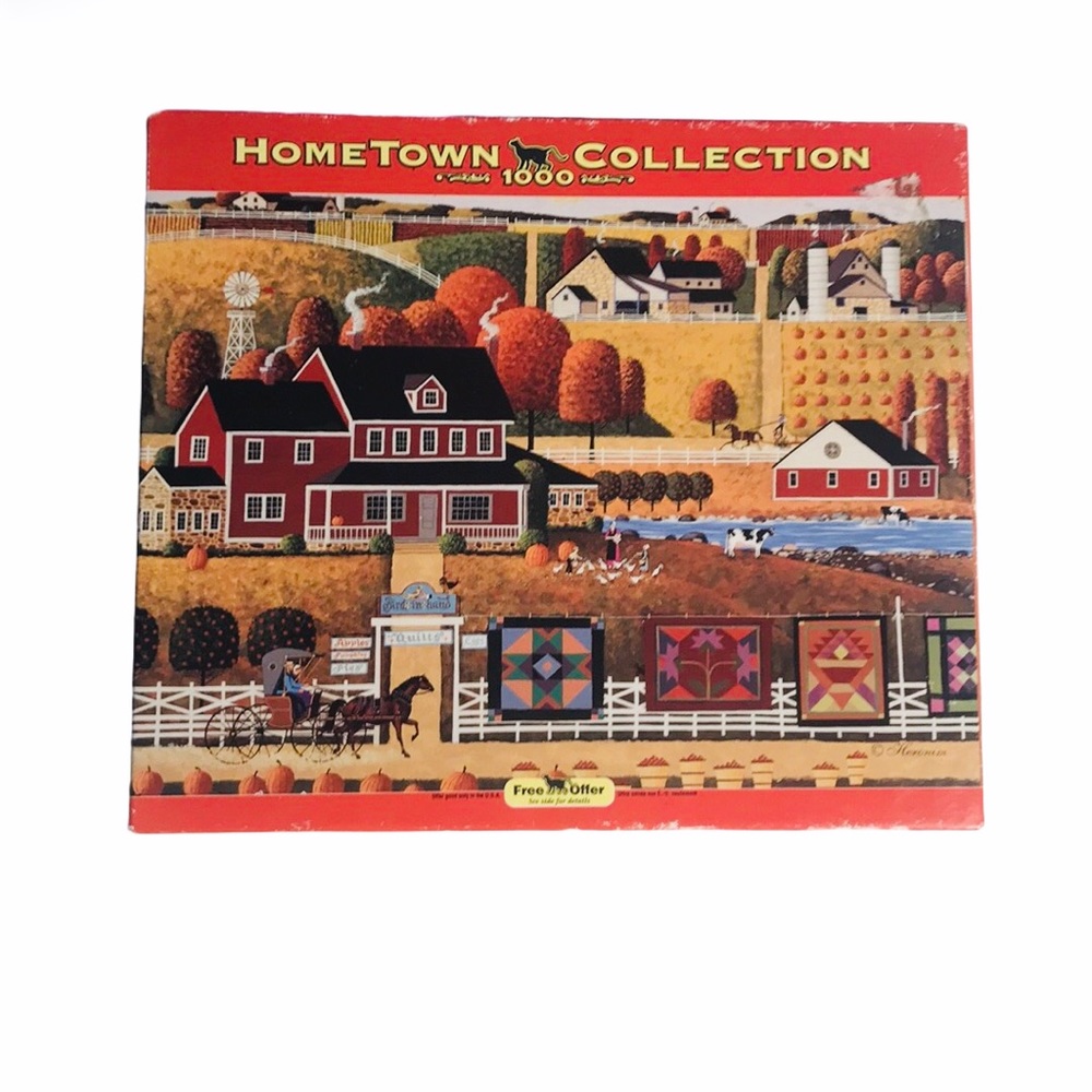 Complete 1000pc Hometown Collection Puzzle